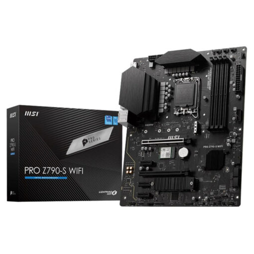 MSI PRO Z790-S WIFI: ATX Gaming Motherboard, WiFi 6E, Intel 14th 13th 12th Series, LGA 1700/DDR5/PCIe 5.0/2xM.2