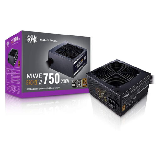 Cooler Master MWE 750 V2: مصدر طاقة برونزي بقدرة 750 وات مع شهادة 80 PLUS