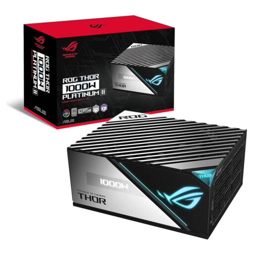 ASUS ROG THOR 1000W Platinum II: 1000W 80 Plus Platinum Fully Modular Power Supply with PCIe 5.0 Connector