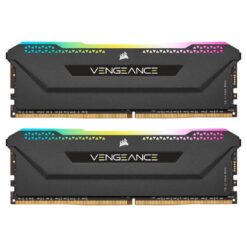 CORSAIR VENGEANCE RGB PRO SL 16GB (2 x 8GB) DDR4 3200MHz CL16 Memory Kit in Black