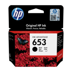 HP 653 Black Original Ink Cartridge (3YM75AE)