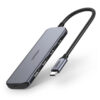 UGREEN USB 4-Port 3.0 Hub مع مصدر طاقة Micro USB (CM219) - USB Hub مع طاقة Micro USB