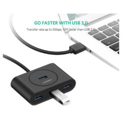 UGREEN 4-in-1 USB 3.0 Data Hub (CR113) – Expand Your Connectivity Options