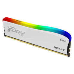 KingSton Fury Beast 8GB DDR4 3600MT/s-CL17 RGB Desktop Memory in White