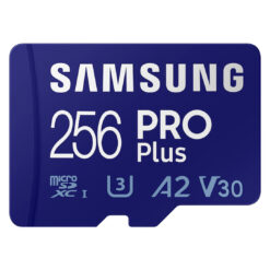 سامسونج برو بلس MicroSDXC U3 سعة 256 جيجابايت + محول