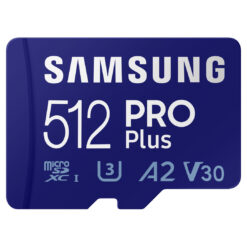 Samsung Pro Plus MicroSDXC U3 512GB + Adapter
