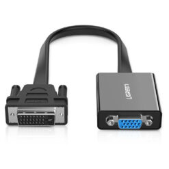 UGREEN DVI-D 24+1 to VGA Flat Cable (MM108) – DVI to VGA Connectivity with a Flat Design