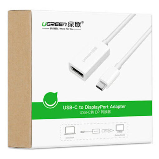 محول USB-C DisplayPort من UGREEN (MM130) - اتصال USB-C إلى DisplayPort