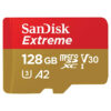بطاقة الذاكرة SanDisk Extreme microSDXC UHS-I سعة 256 جيجابايت + محول