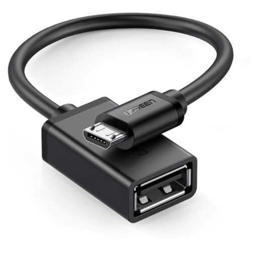 UGREEN كابل Micro USB ذكر إلى USB-A أنثى مع OTG (US133) - كابل Micro USB إلى USB-A مع دعم OTG