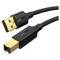 UGREEN US135 USB 2.0 Printer Scanner Cable – 3M – Standard – Length USB 2.0 Cable for Printer and Scanner Connectivity