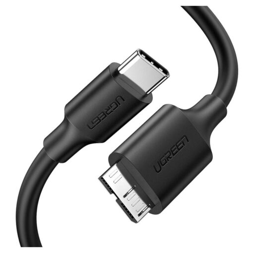 كابل UGREEN US312 USB C إلى Micro – B 3.0 – كابل USB C إلى Micro – B 3.0 للاتصال المريح