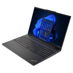 Lenovo ThinkPad E16 Laptop – Intel 13th Gen i5-1335U, 8GB RAM DDR4, 512GB PCIe SSD, 16″ WUXGA, 2 Years Warranty – Black with Topload Case