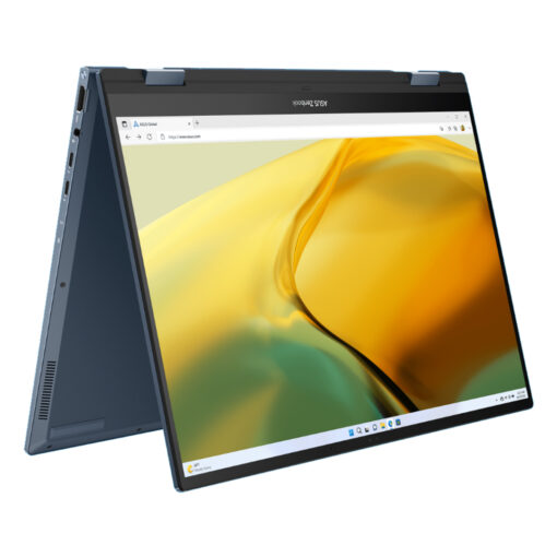 Asus  Zenbook 14 Flip 360 touchscreen OLED 2.8K thin & light Core i5-1340P 13th Gen, Ponder Blue, Windows 11 Home With Pen