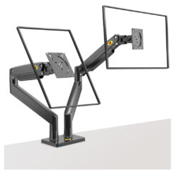 NB North Bayou G32 Dual Monitor Arm Ultra Wide Full Motion Swivel Monitor Mount with Gas Spring for 22”-32” Monitors