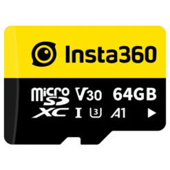 بطاقة ذاكرة Insta360 سعة 64 جيجابايت U3 MicroSDXC لكاميرا الحركة
