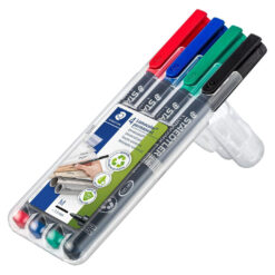 أقلام تحديد STAEDTLER Lumocolor 317 M دائمة 1 مم 3+1 ألوان
