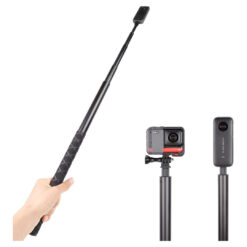 Insta360 Compatible 150cm Invisible Selfie Stick for ONE X3/X2/ONE X/ONE/EVO/ONE R Cameras, 1/4″ Screw