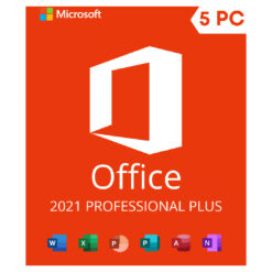 مفتاح التنشيط الأصلي لـ Microsoft Office 2021 Professional Plus - ترخيص مدى الحياة لـ 5 أجهزة كمبيوتر | تسليم سريع في الأردن
