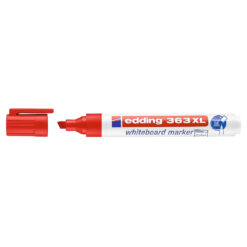 قلم تحديد السبورة البيضاء Edding 363 XL قابل لإعادة الملء باللون الأحمر