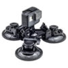 3-Cup Car Suction Cup Mount for GoPro