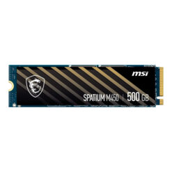 MSI SPATIUM M450 PCIe 4.0 NVMe M.2 500GB Internal Gaming SSD