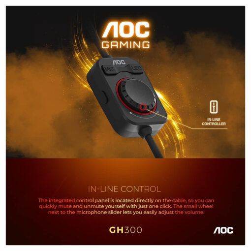 AOC GH300 USB Gaming Headset - Image 5