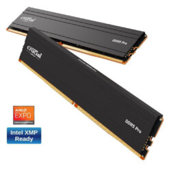 Crucial Pro 64GB (2 x 32GB) DDR5 5600 Desktop Memory