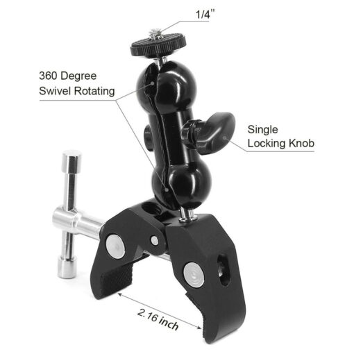 Motorcycle Handlebar Clamp Mount for GoPro/Insta360 - Image 4