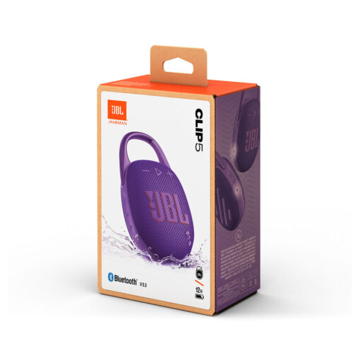 JBL Clip 5 Ultra-Portable Bluetooth Speaker with Waterproof Design and Up to 15 Hours Playtime