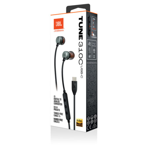 JBL Tune 310C USB-C In-Ear Headphones with Hi-Res Audio and Pure Bass Sound - Image 9