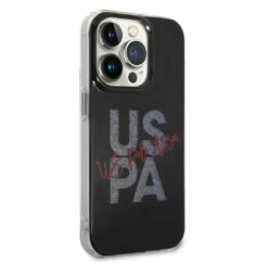 U.S. Polo Assn. IML Glitter Script Hard Case for iPhone 15