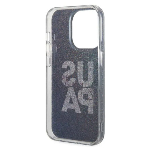 U.S. Polo Assn. IML Glitter Script Hard Case for iPhone 15