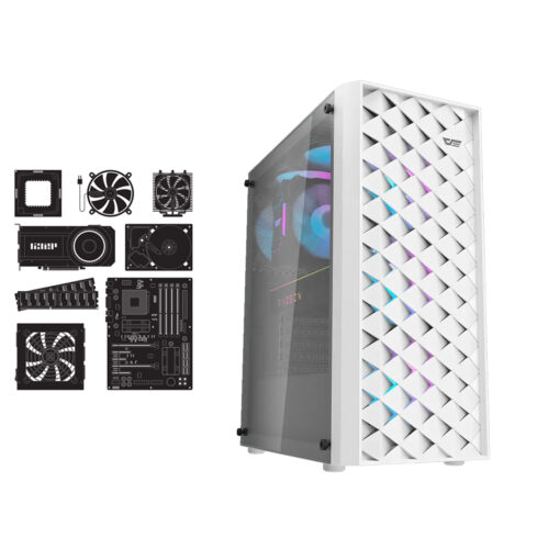 Intel CORE i5 12400 | GTX 1650 Super 4GB |16GB RAM DDR4 - Custom Gaming PC - White