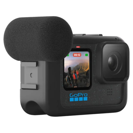 Media Mod for GoPro 13/12/11/10/9 Action Cameras - Directional Mic & Media Ports