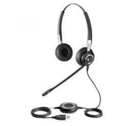 Jabra Biz 2400 II Duo USB Headset – Noise-Cancelling Microphone, MS Teams Certified