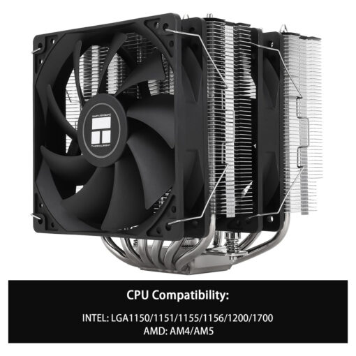 Thermalright Peerless Assassin 120 SE CPU Cooler – 6 Heat Pipes, Dual 120mm PWM Fans