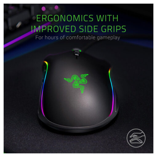 Razer Mamba Elite Wired Gaming Mouse: 16,000 DPI Optical Sensor