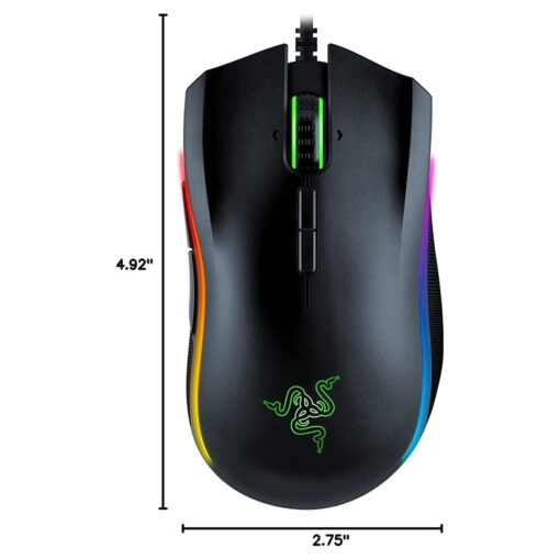 Razer Mamba Elite Wired Gaming Mouse: 16,000 DPI Optical Sensor