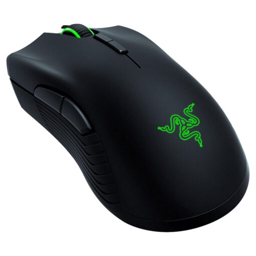 Razer Mamba Wireless Gaming Mouse: 16,000 DPI Optical Sensor, Chroma RGB Lighting, 7 Programmable Buttons, Mechanical Switches, Up to 50 Hr Battery Life