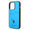 U.S. Polo Assn. PU Leather Textured Pattern Grip Stand Case for iPhone 15 Series