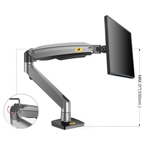 NB North Bayou Monitor Arm Desk Mount G70 for 22''-35'' Monitors - Image 4