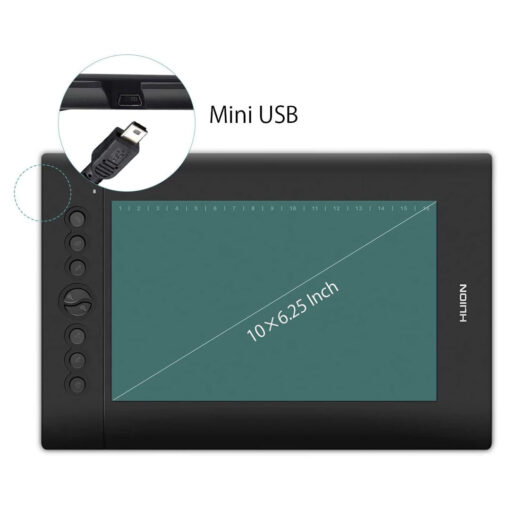 HUION H610PRO V2 Graphic Drawing Tablet - Image 4