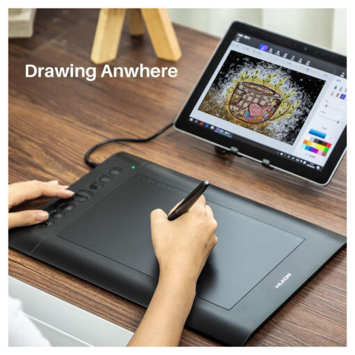 ⁦HUION H610PRO V2 Graphic Drawing Tablet⁩ - الصورة ⁦7⁩