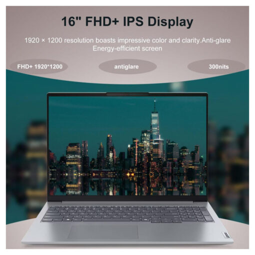 Lenovo ThinkBook 16 G7 IML | Intel Core Ultra 7 155H, 16 Cores, Integrated AI Boost, 16" FHD+ IPS 300 nits, Toploader - Image 5