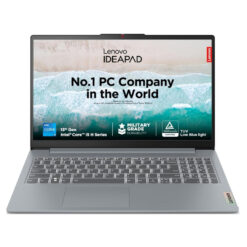 Lenovo IdeaPad Slim 3 15IRU8 | 13th Gen Intel Core i3-1315U, 8GB DDR5, 256GB SSD, 15.6″ FHD 250 nits, Thin & Light Laptop