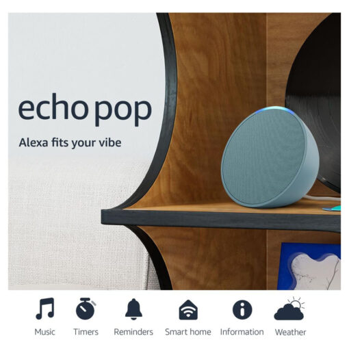 Amazon Echo Pop - Compact Smart Speaker with Alexa - Image 2