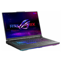 ASUS ROG Strix G16 Gaming Laptop – Intel Core i7-13650HX, NVIDIA GeForce RTX 4050, 6GB GDDR6, 16GB DDR5, 16″ FHD+ 165Hz, Eclipse Gray with ROG Impact Gaming Mouse & Backpack