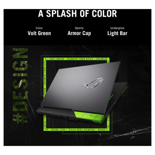 ASUS ROG Strix G18 Gaming Laptop - Intel Core i9-14900HX, NVIDIA GeForce RTX 4060, 8GB GDDR6 (233 AI TOPs), 18" 2.5K 240Hz, Volt Green, 14th Generation - Image 6