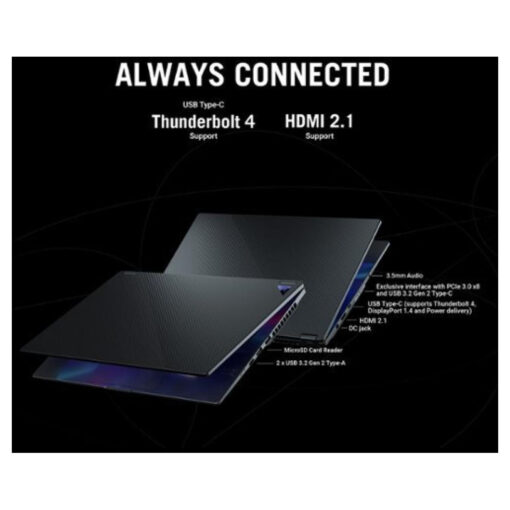 ASUS ROG Flow X16 Gaming Laptop - 13th Gen Intel Core i9-13900H, 14-Core Processor, NVIDIA GeForce RTX 4070 (321 AI TOPs), 16" 360° QHD+ Touchscreen, 240Hz ROG Nebula Display - Image 9